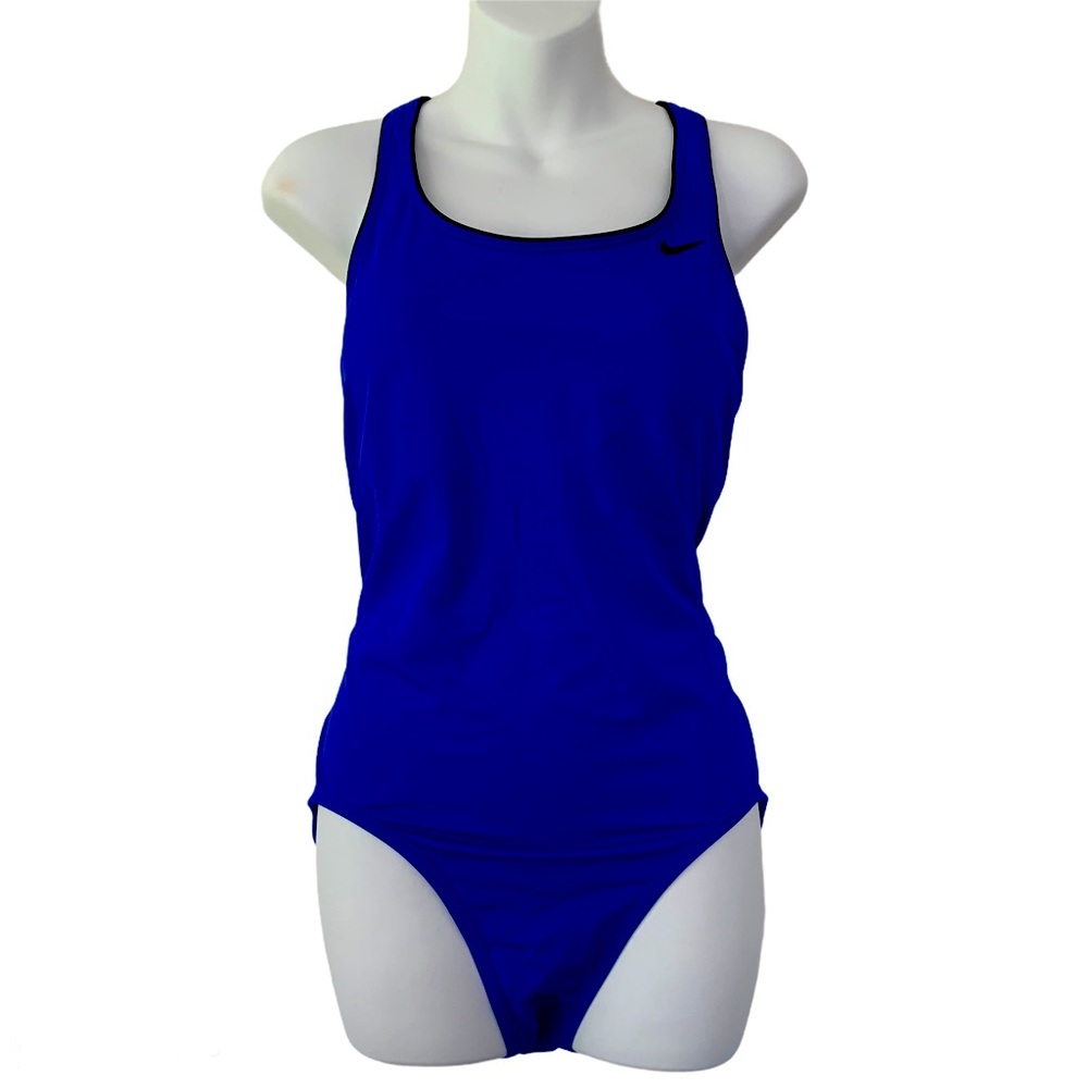 NWT WOMEN’S NIKE SWIMSUIT SWIMWEAR ONE PIECE BLUE